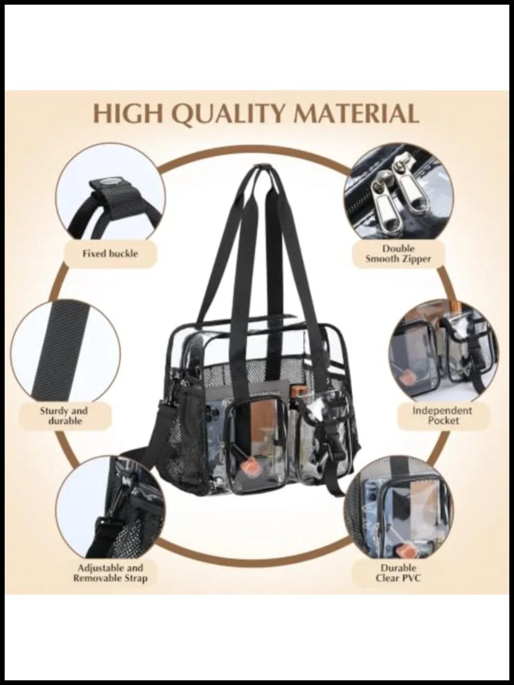 N/A clear tote